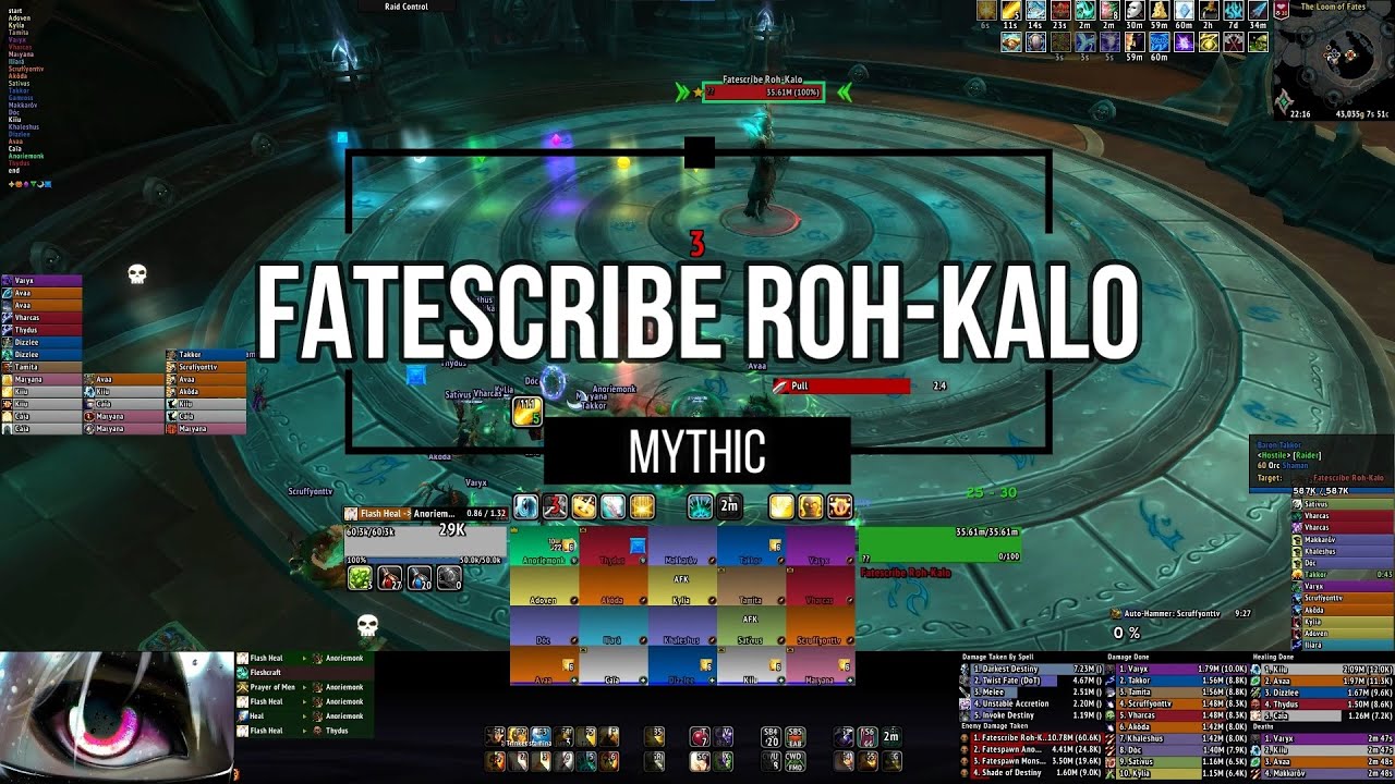 Hostile vs Fatescribe Roh-Kalo Mythic [Holy Priest] - YouTube