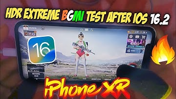 🔥iPhone XR HDR Extreme BGMI Test After iOS 16.2 | Lag or not?
