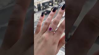 #Shorts Ruby and Diamond Ring by London DE
