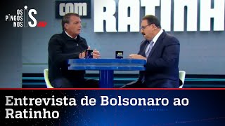 No Ratinho, Bolsonaro garante Auxílio de R$ 600 em 2023 e critica corrupção do PT