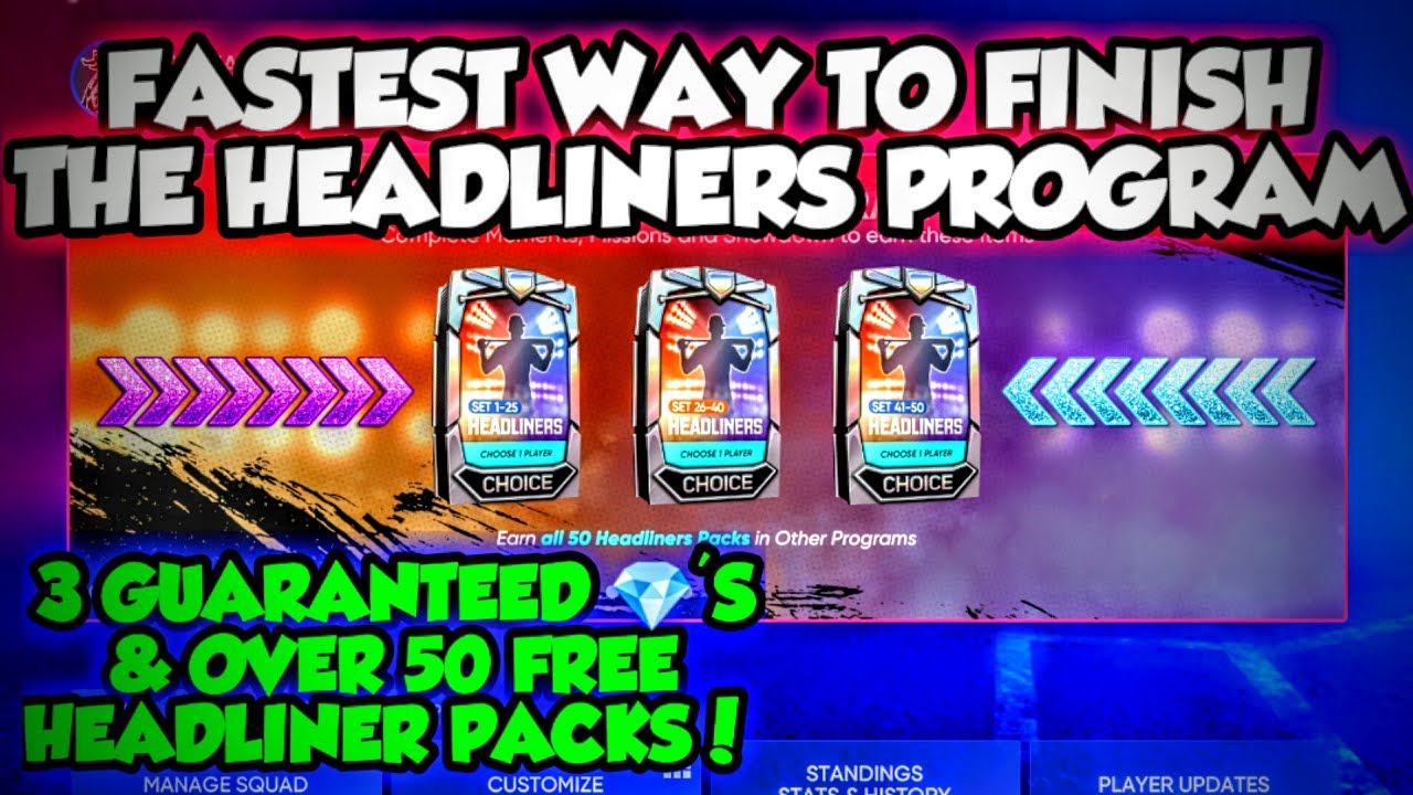 FASTEST WAY TO COMPLETE THE HEADLINERS PROGRAM IN MLB THE SHOW 22