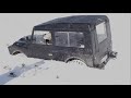 Test con un metro di neve! Patrol GR Y61, Campagnola e proto Jeep TJ in azione!