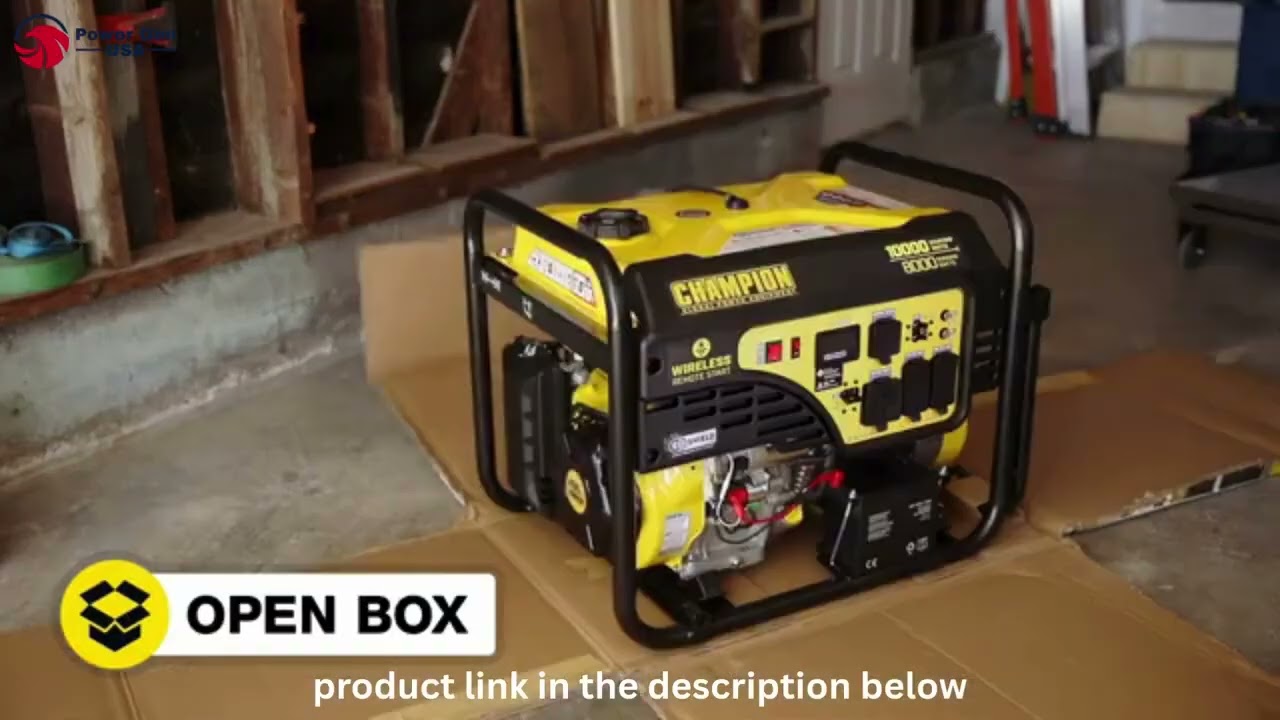 Champion 201506 8000W Wireless Start Generator with CO Shield®   PowerGen USA