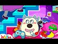 Wolfoo built a SECRET ROOM to hide from Mom - Fun Playtime with Wolfoo 🤩  Wolfoo Kids Cartoon