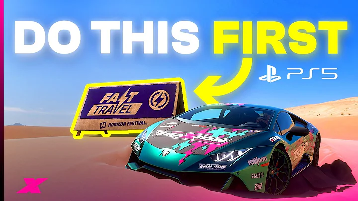 Forza Horizon 5 PS5 - Beginners Tips you NEED to know!