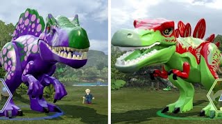 LEGO Jurassic World - Custom Large Dinosaurs (T-Rex & Indominus Rex)