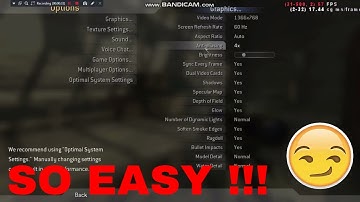 HOW TO INCREASE FPS IN COD4 (NO DOWNLOADING REQUIRED!!)