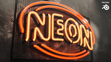Neon Sign Generator for Blender - Trailer