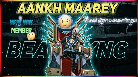 BEAT SYNC MONTAGE || INTRODUCING NEW NDK MEMBER || WHO IS HE/SHE 🤔🤔 ?? NDK GAMERS