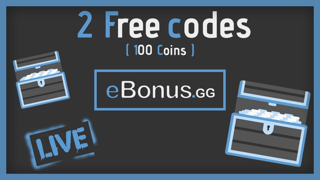 2 Free Ebonus Gg Codes At 40 Subs Youtube