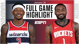 Watch the highlights as bradley beal, russell westbrook and washington
wizards take on john wall, victor oladipo houston rockets.#nba
#nbahighlig...