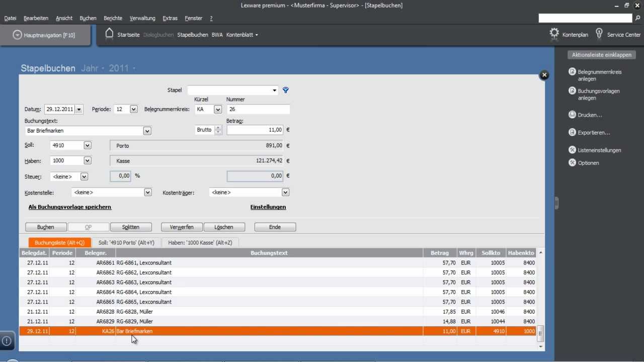 Tutorial Unterschied zwischen Stapel- und Dialogbuchungen im Lexware