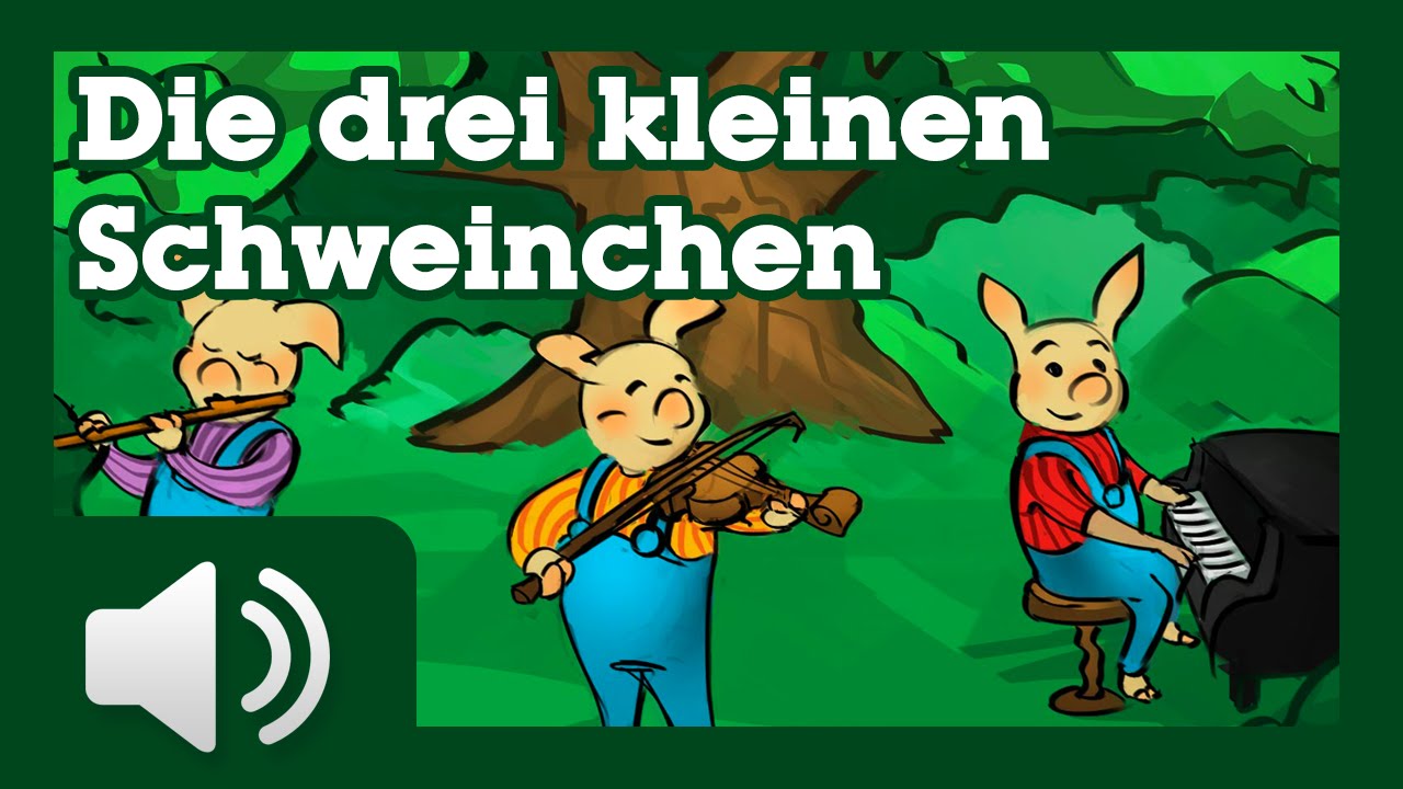 Die Drei Kleinen Schweinchen Marchen Fur Kinder Horbuch Auf Deutsch Youtube