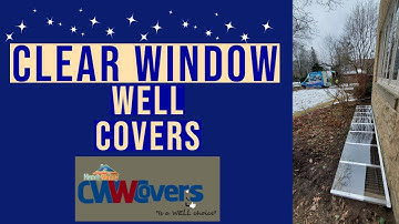 Installing Clear Window Well Covers On Concrete Window Wells By HandyManny Window Well Covers