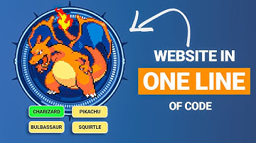 I Made a Website in One Line of Code 🔥⚡