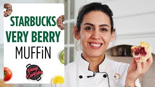 Starbucks Very Berry Muffin Tarifi Orman Meyveli Akışkan Kek🥧