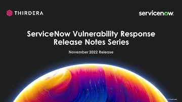 ServiceNow SecOps Release Notes: Application Vulnerability Exceptions