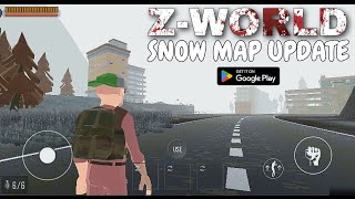 Z World Offline Open World Zombie Game | Snow Map Update | Gameplay Trailer screenshot 3