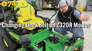 How to Change the Deck Belt on John Deere Z320R Zero Turn Thumbnail