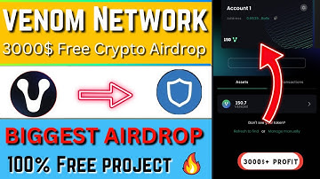 Venom Foundation 2500$ Crypto Airdrop | Claim Free 7 Nfts Of Venom Network | New Crypto Airdrop 2023