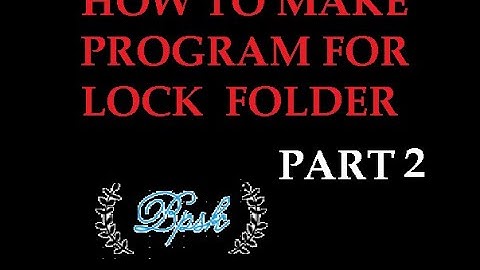 HOW TO MAKE PROGRAM FOR LOCK FOLDER | MAKE MODERN APP | C# / VB.NET | #2
