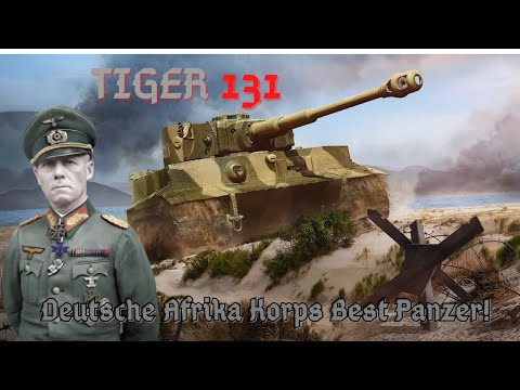 World Of Tank Blitz : Tiger 131 Gameplay in Desert Sand Map