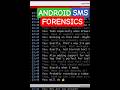 Android Forensics: View SMS Backups In The Terminal #shorts #cybersecurity #android #linux #youtube