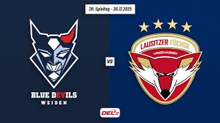28. Spieltag DEL2 | Blue Devils Weiden vs. Lausitzer Füchse | Game Highlights