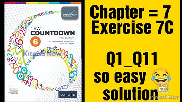 oxford new countdown book 6 third edition || chapter 7 || Exercise 7C || Q1_Q11 solved