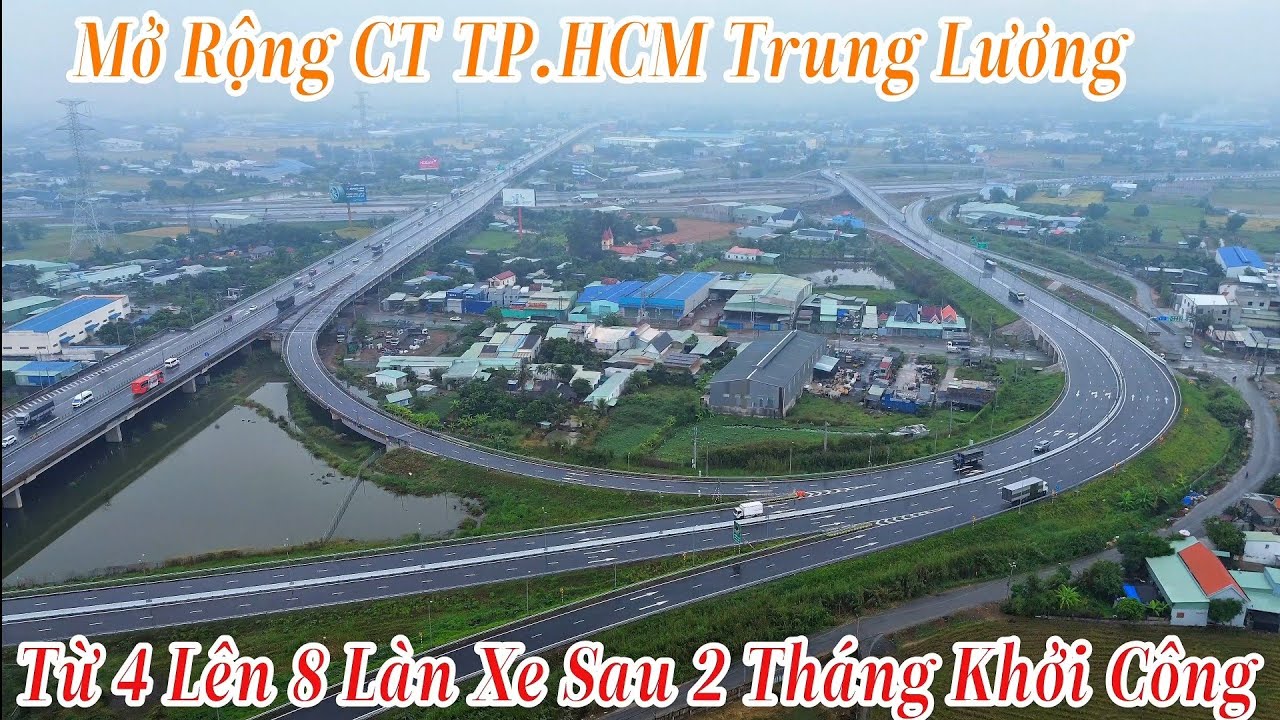 Mở Rộng CT TP.HCM Trung Lương Mỹ Thuận Lên 8 Làn Xe Sau Hơn 2 Tháng Khởi Công 26/2/2026