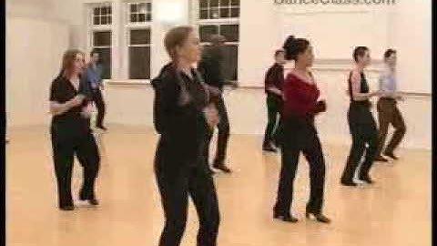 Salsa Basic Routine To Music from Salsa class for beginners 10/22