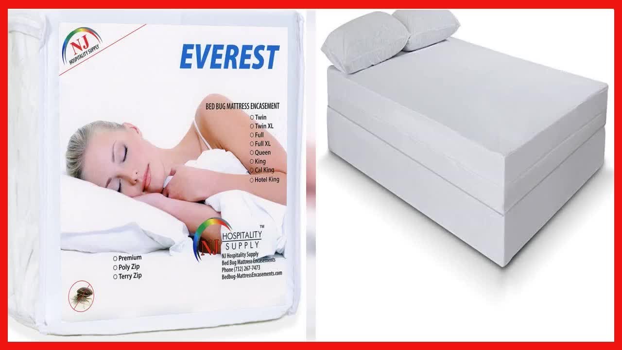 Great product -  Premium Mattress Encasement Waterproof Zippered Protector 6 Sided Cover Machine Was