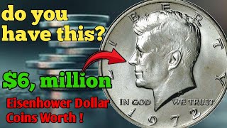 Don't Spend these BIG DOLLAR COINS ! 1972 Eisenhower Dollar Coins Worth Money ! Royal coin value !!