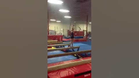 Beam Series/ Back Handspring layout Step out