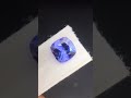 Natural Tanzanite Size:- 6 MM Weight:- 0.95 Ct. Shape:- Cushion ,Color:- Blue