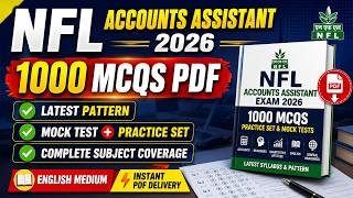NFL Accounts Assistant Exam 2026 eBook PDF | 1000 MCQs English Practice Set Download