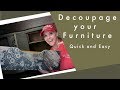 Decoupaging Furniture Drawers Quick and Easy