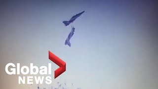 Deadly crash at airshow in India caught on camera