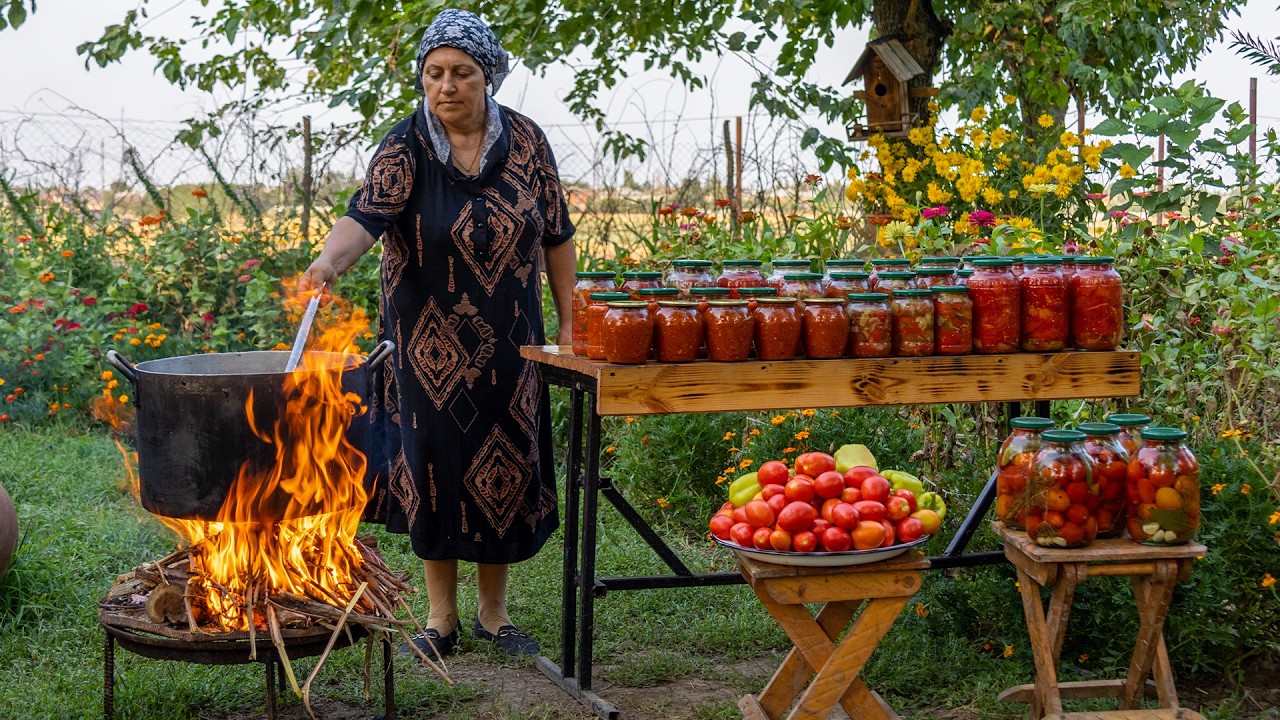 100 Kilos of Tomatoes Alone! Pickles, Tomato Paste & Preserves in One Day