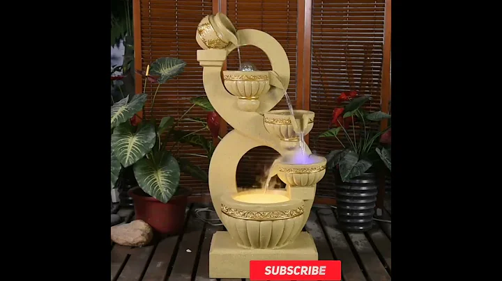 Large Fountain Water Fountain Home Garden Decoration Office Window Decor Circula Feng Shui Items2022 - DayDayNews