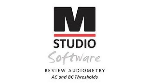 StudioSoftware Audiometry Lesson 1