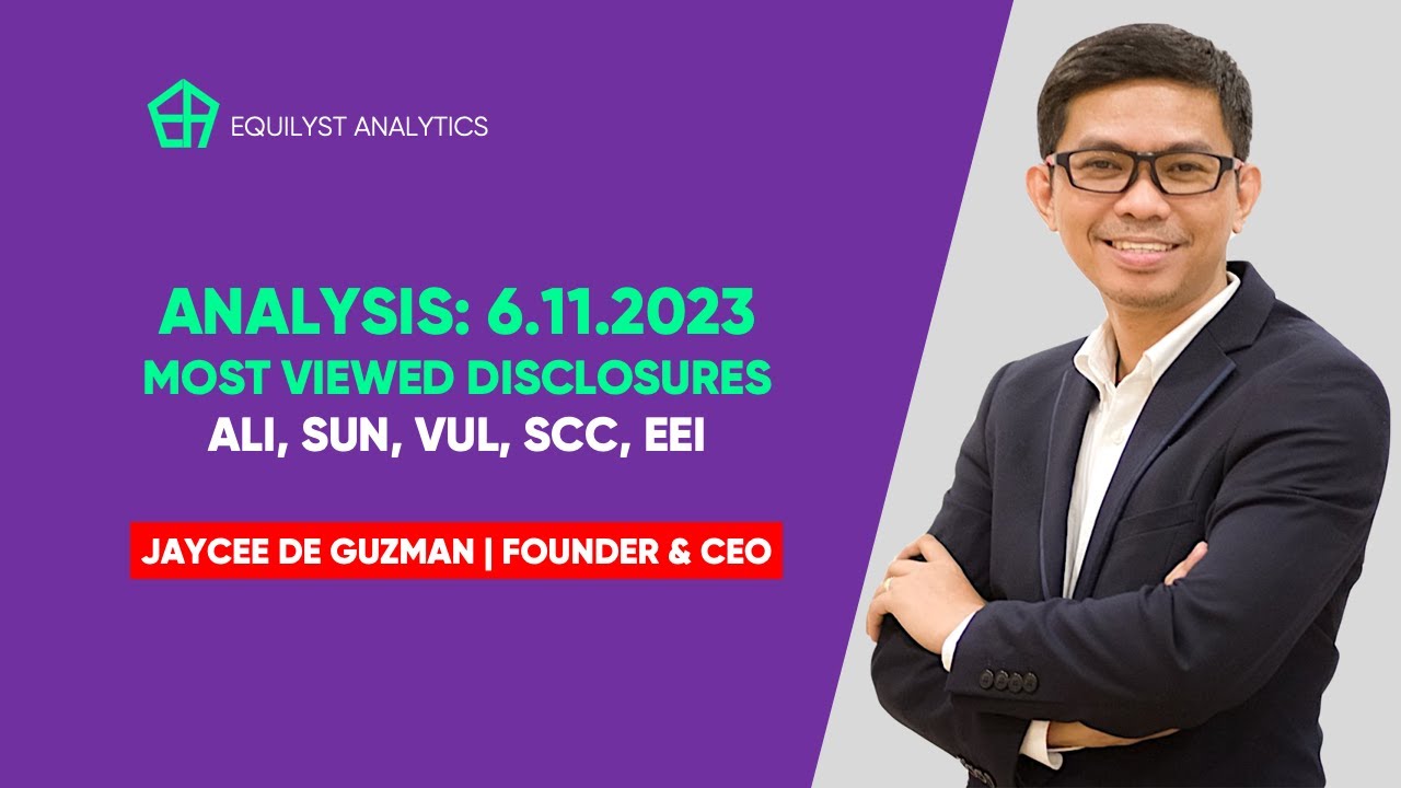 Stock Analysis: Most Viewed Disclosures (6.11.2023) – ALI, SUN, VUL ...