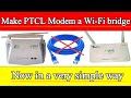 How to Configure PTCL Modem a Wifi Bridge without Cable || Wireless Bridge Mode Configure