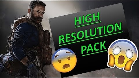 how to download high resolution pack **modern warfare 2020**