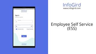 Account - Employee Self Service (ESS) Mobile App by Infogird screenshot 5