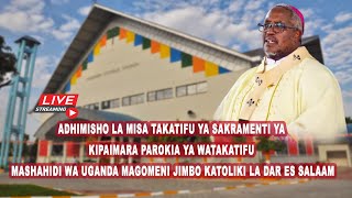 🔴LIVE: ADHIMISHO LA MISA TAKATIFU YA SAKRAMENTI YA KIPAIMARA PAROKIA  YA MAGOMENI JIMBO LA DSM.