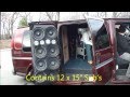 Ralphy Sounds12 15&quot; Subwoofers Slamming