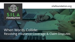Webinar:  When Words Collide   Resolving Insurance Claims without Litigation