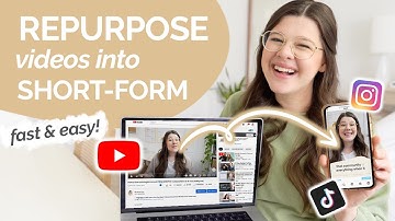 How to Repurpose Long-form Videos Into Short-form Videos (Reels, Tik Toks, & More) Using Descript