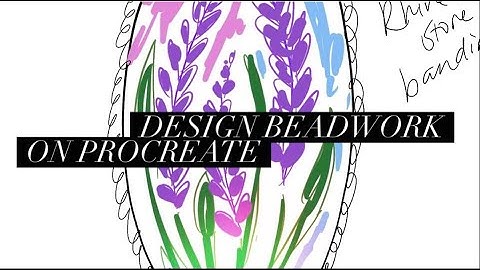 Design Beadwork on Procreate